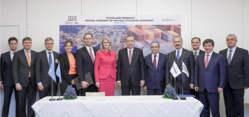 BAŞBAKAN ERDOĞAN VE SCHMIDT’TEN PETKİM KONTEYNER LİMANI’NA TAM DESTEK
