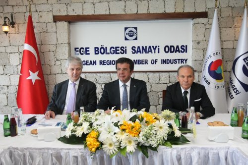 EKONOMİ BAKANI ZEYBEKÇİ EBSO'DA