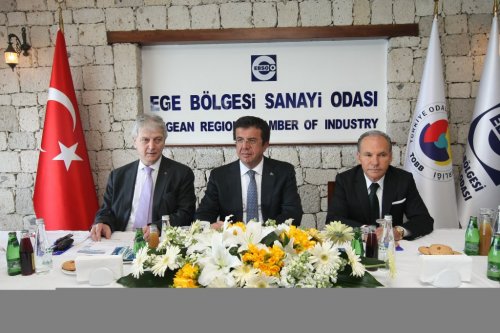 EKONOMİ BAKANI ZEYBEKÇİ EBSO'DA