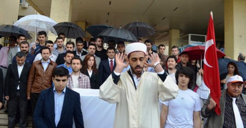 IMF’NİN CENAZE NAMAZI KILINDI