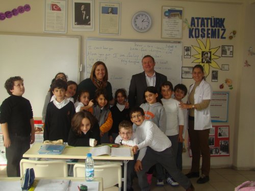 İNGİLTERE KRALİYET OKULUNDAN  URLA İYTEV YÜCEL TONGUÇ KOLEJİ'NE ZİYARET