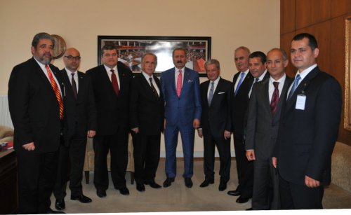İZMİR TİCARET ODASI YÖNETİM KURULU'NUN ANKARA TEMASLARI