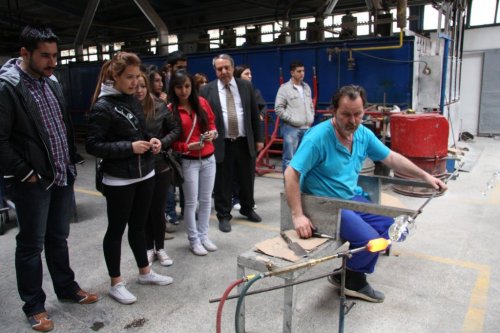 PAÜ ÖĞRENCİLERİ DENİZLİ CAM’DA DERS YAPTI