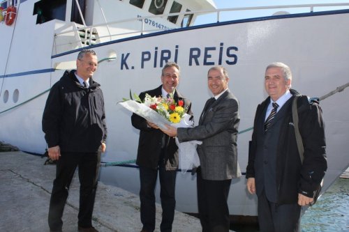 PİRİ REİS ARAŞTIRMA GEMİSİ, URLA’YA VEDA ETTİ